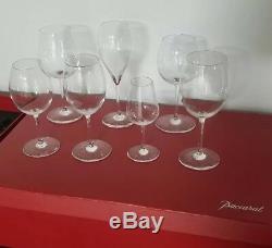 BACCARAT Champagne, Wine, Cordial GIFT SET in Original Box (7 Glasses)