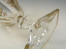 BACCARAT Crystal EMPIRE Design Claret Wine Glass / Glasses 5 3/8 A/F
