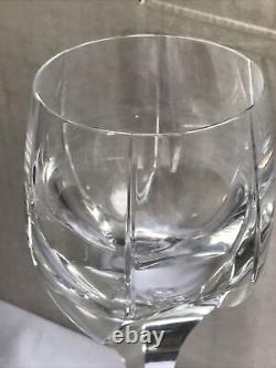 BACCARAT Crystal NEPTUNE SET of 6 Wine Glasses 8 Discontinued RARE in Box