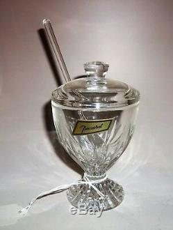 BACCARAT MASSENA Condiment with spoon, both signed excellent condition