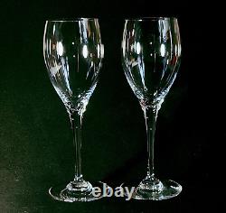 BACCARAT ST REMY WATER or WINE GLASS, 8.5, Hand Blown Crystal, France, 2PC SET