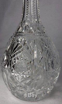 BACCARAT crystal LAGNY CLEAR pattern WINE DECANTER with STOPPER