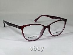 BCBGMAXAZRIA DAMARIS NOS Wine Red Crystal Eyeglasses Frame 55-16-140