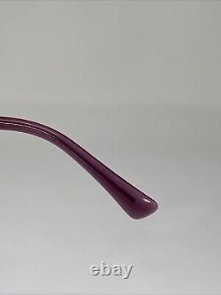 BCBGMAXAZRIA DAMARIS NOS Wine Red Crystal Eyeglasses Frame 55-16-140