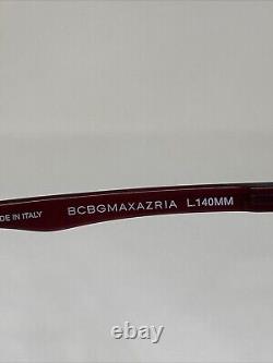 BCBGMAXAZRIA DAMARIS NOS Wine Red Crystal Eyeglasses Frame 55-16-140