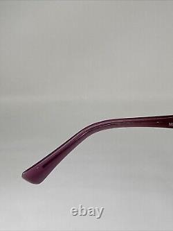 BCBGMAXAZRIA DAMARIS NOS Wine Red Crystal Eyeglasses Frame 55-16-140