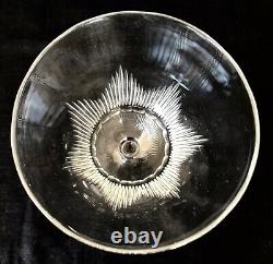 BEAUTIFUL EDWARDIAN CRYSTAL WINE GLASSES Set of 6 c1910