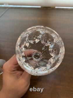 BEAUTIFUL SET(9) WATERFORD Crystal SHEILA Hock Wine Glasses 7.5H SIGNED