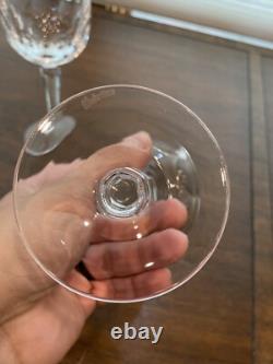 BEAUTIFUL SET(9) WATERFORD Crystal SHEILA Hock Wine Glasses 7.5H SIGNED