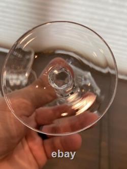 BEAUTIFUL SET(9) WATERFORD Crystal SHEILA Hock Wine Glasses 7.5H SIGNED