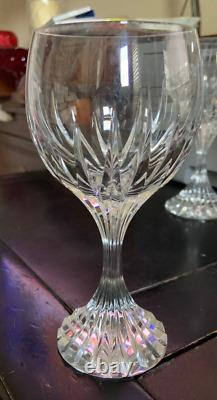 Baccarat (1) Massena 6.5 Wine Claret Glass /Goblet / Stem MINT 4 Available