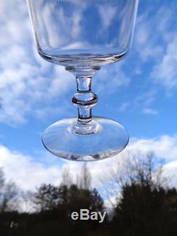 Baccarat 6 Wines Glasses Crystal 6 Verres A Vin Cristal Gravé 3458 19éme Xixém
