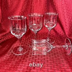 Baccarat Capri Optic Wine Glasses-3 Sets Of 4 Available