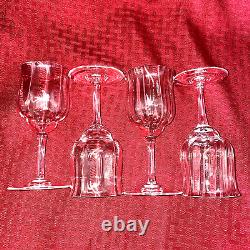 Baccarat Capri Optic Wine Glasses-3 Sets Of 4 Available