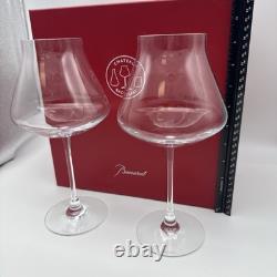 Baccarat Château Crystal X-Large Wine Glass Set Of 2 2802435 26.5oz 9.75in