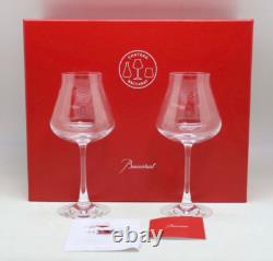 Baccarat Chateau Wine Glass Red Wine Clear Crystal L Size 45cl With Box pair
