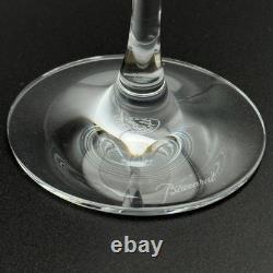 Baccarat Chateau Wine Glass S Size Set of 2 with Box Crystal Glass Made in France Baccarat Chateau Wine Glass S Size Set of 2 with Box Crystal Glass Made in France