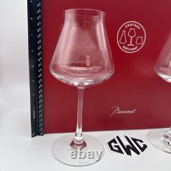 Baccarat Chateau Wine Glasses Red Wine Glass Clear Crystal 2611151 Large NIB