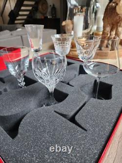 Baccarat Completed Set of Assorted Wine Glasses, Set of 6