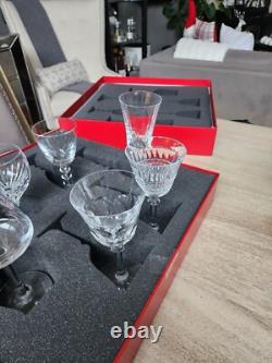 Baccarat Completed Set of Assorted Wine Glasses, Set of 6