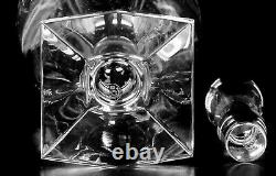 Baccarat Crystal Arcade Wine Decanter From France. For whiskey, fine liquors. 15 H
