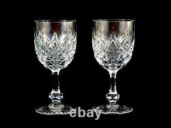 Baccarat Crystal Colbert Claret Wine Glasses Goblets Mint! Qty Avail