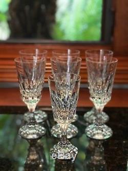 Baccarat Crystal D'Assas Wine Glasses set of 6+1