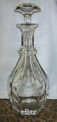 Baccarat Crystal France Classic HARCOURT 12 Wine Liquor Decanter & Stopper