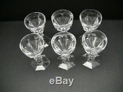Baccarat Crystal HARCOURT Port Wine Glasses 4 7/8 / Set of 6