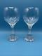 Baccarat Crystal MASSENA Claret Wine Glass or Goblet, 6 3/8 Tall Pair Of(2)