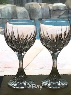 Baccarat Crystal Massena Glasses Tall Water Wine Glasses Goblets Set Of 4 Mint