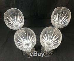 Baccarat Crystal Massena Red Wine Glasses Flawless 6.4 France Stemware Lot Of 4