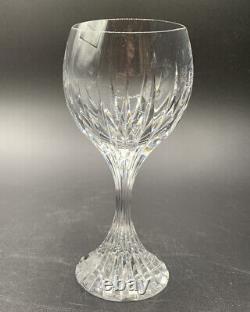 Baccarat Crystal Massena Set of 4 5-7/8 Bordeaux Wine Glasses Goblets EUC