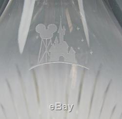 Baccarat Crystal Massena Wine Decanter Etched Disney World Logo Super Rare