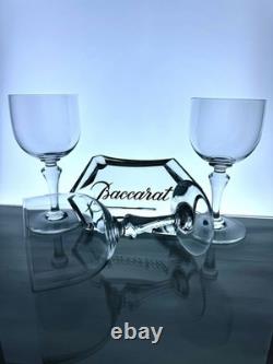 Baccarat Crystal Normandie Claret Wine Glasses 5 5/8, Set of 3