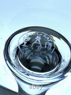 Baccarat Crystal Normandie Claret Wine Glasses 5 5/8, Set of 3