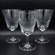 Baccarat Crystal Orleans Water Goblet Large Wine Glasses 6 Set of 3 FREE SHIP