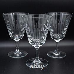 Baccarat Crystal Orleans Water Goblet Large Wine Glasses 6 Set of 3 FREE SHIP
