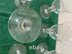 Baccarat Crystal PROVENCE Set of 5x Port Wine Glasses great size & condition