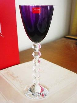 Baccarat Crystal VEGA Amethyst / Purple Rhine Wine Glass (s) NEW