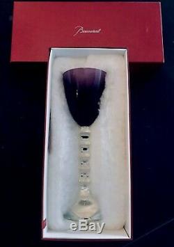 Baccarat Crystal Vega Purple Rhine Wine Glass NEW