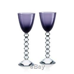Baccarat Crystal Vega Purple Rhine Wine Glass NEW