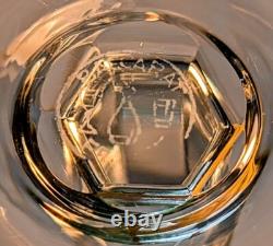 Baccarat Crystal Wine Glasses France Directoire Gold Rim Vtg Luxury Quality 6.5