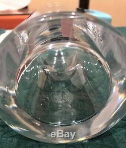 Baccarat Dionysos 14 Crystal Wine Decanter With Flat Circular Stopper New