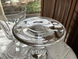 Baccarat France Biarritz Crystal Wine Glasses (3) c. 1951-1973