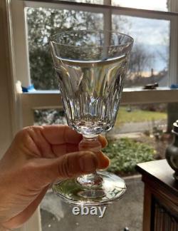 Baccarat France Biarritz Crystal Wine Glasses (3) c. 1951-1973