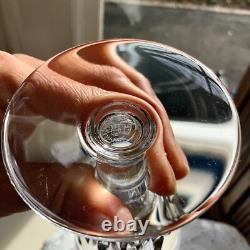 Baccarat France Biarritz Crystal Wine Glasses (3) c. 1951-1973