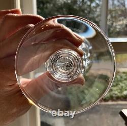 Baccarat France Biarritz Crystal Wine Glasses (3) c. 1951-1973