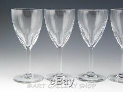 Baccarat France Crystal 6.5 GENOVA CLARET WINE GOBLETS GLASSES Set of 6