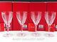 Baccarat France Crystal GENOVA 7.5 WINE WATER GOBLETS GLASSES Set 4 Mint Boxes